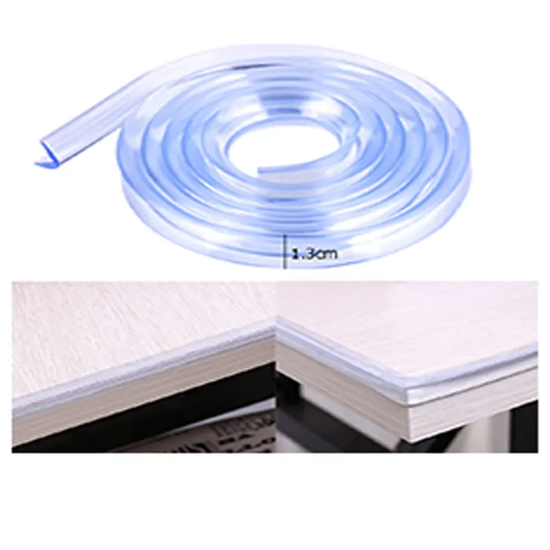 

1m Baby Safety Table Desk Corner Edge Protection Strip Transparent Softener Bumper Baby Collision Proof Edge Corner Protection