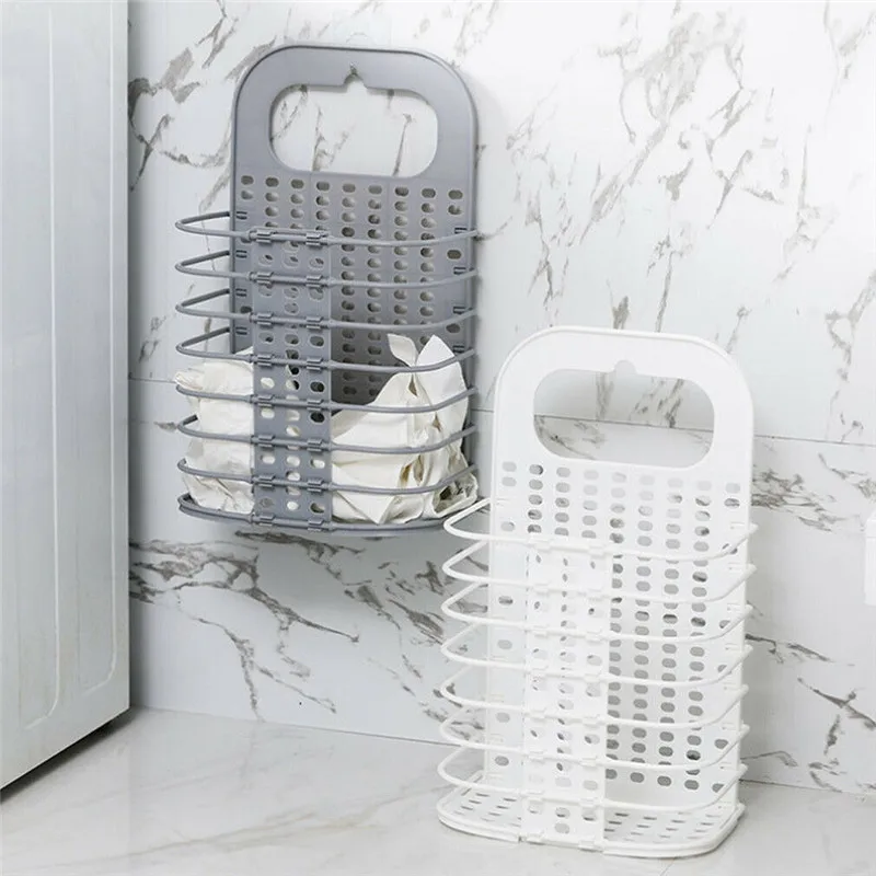 

Folding Hanging Hamper Dirty Clothes Storage Basket Plastic Storage Basket Large Laundry Basket Laundry Basket