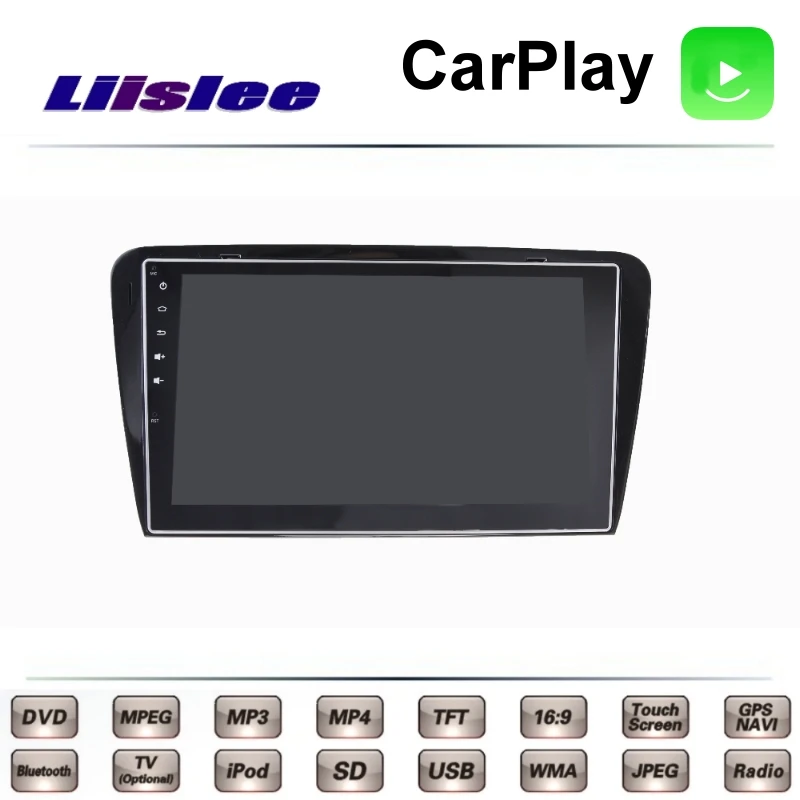 Для Skoda Octavia 5E MK3 2013~ LiisLee мультимедиа, ТВ DVD gps радио Carplay Стиль навигации Navi