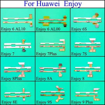 

YuXi Power Button Switch Volume Button Mute On / Off Flex Cable For Huawei Enjoy 9 Plus 9S 8E 8A 8 7S 7Plus 6S 6 AL10 AL00
