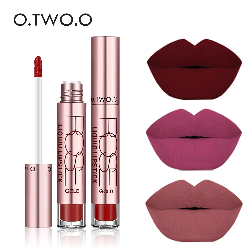 O.TWO.O Lip Tints Lipgloss Liquid Lipstick Batom Mate Maquillage Lip