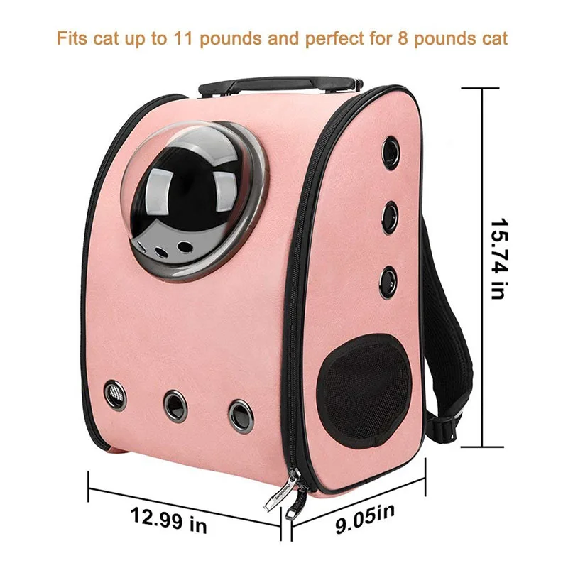 Travel Accessory Feather Space Capsule Transport Dog Bag For Small Puppy Chihuahua Pet Cat Carrier Backpack Crate Cage