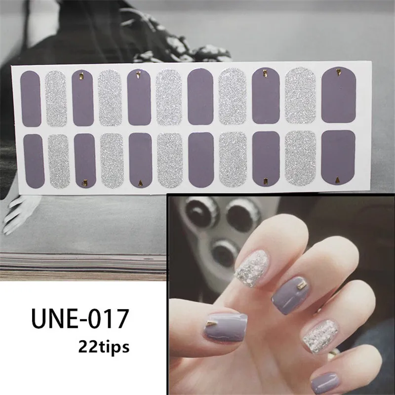 Etiqueta do Unha Fita de Tira de Metal Decoração do Unha Adesivos de Unhas Ouro Prata Listra Linhas 3d Multi-tamanho Adesivo Faça Você Mesmo 10 Pçs 11 10 pçs etiqueta do prego ouro prata