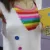 Fashion Women Summer 2-Pieces Denim Strap White Dress & Rainbow Color Camisole Casual Sleeveless Loose Overall Dress New