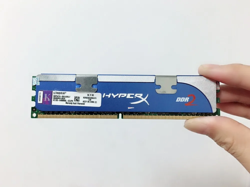 Kingston HyperX 2GB DDR2 800 1066 MHZ PC2 6400 8500 S 800MHZ 1066 MHZ Память ПК ram Memoria модуль компьютер настольный 2G ram