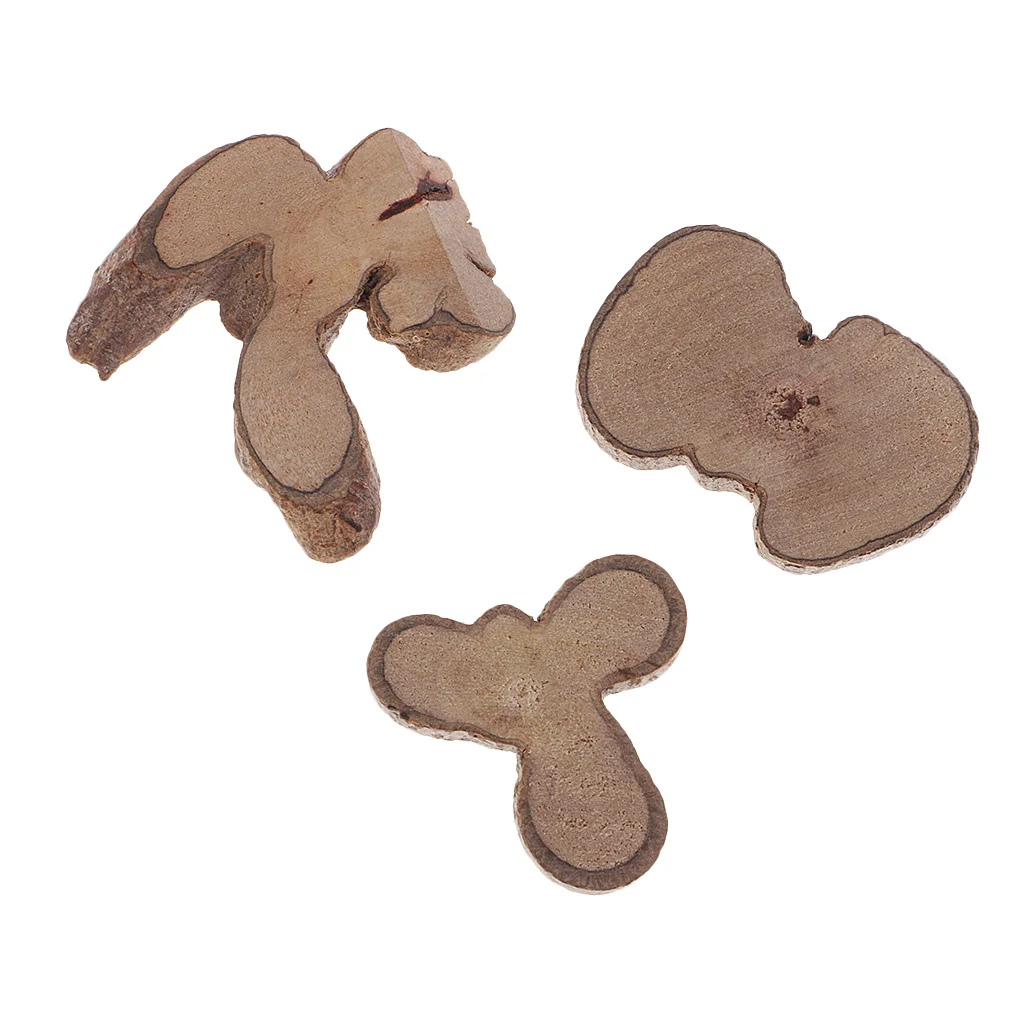 20pcs Irregular Shapes Wood Log Slices Discs Decorative Rustic Wedding Table Decor for Home Office Ornament DIY Crafts Supplies