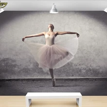 Пользовательские фото обои 3D Ретро балетная комната цемент настенная живопись фон стены бумаги домашний декор papel де parede