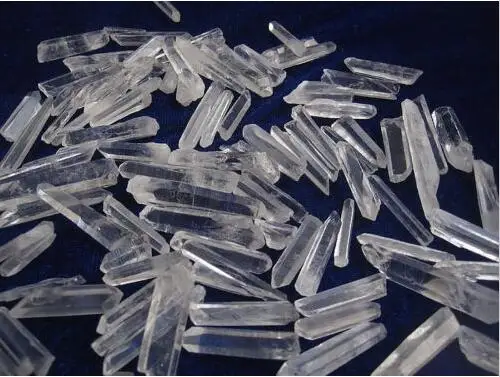 

1/4lb NATURAL Lemurian Seed CLEAR Quartz Crystal Point Specimen 30-40pcs