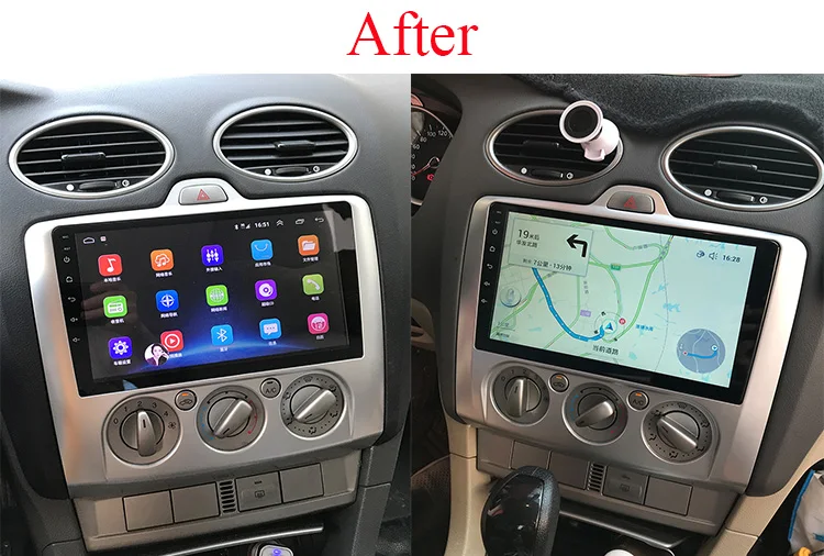 Perfect 10.1" android 8.1 car radio gps for Ford Focus 2008-2012  with Quad core CPU 1024x600 HD capacitive touch screen 2G RAM 32G ROM 1