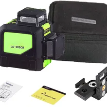 3D лазерный уровень 8 линий 360 градусов самонивелирующийся мини переносной прибор красный лазерный луч x0.8