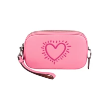 Кожаная сумка-клатч через плечо COACH 28684 KEITH HARING BOOMBOX