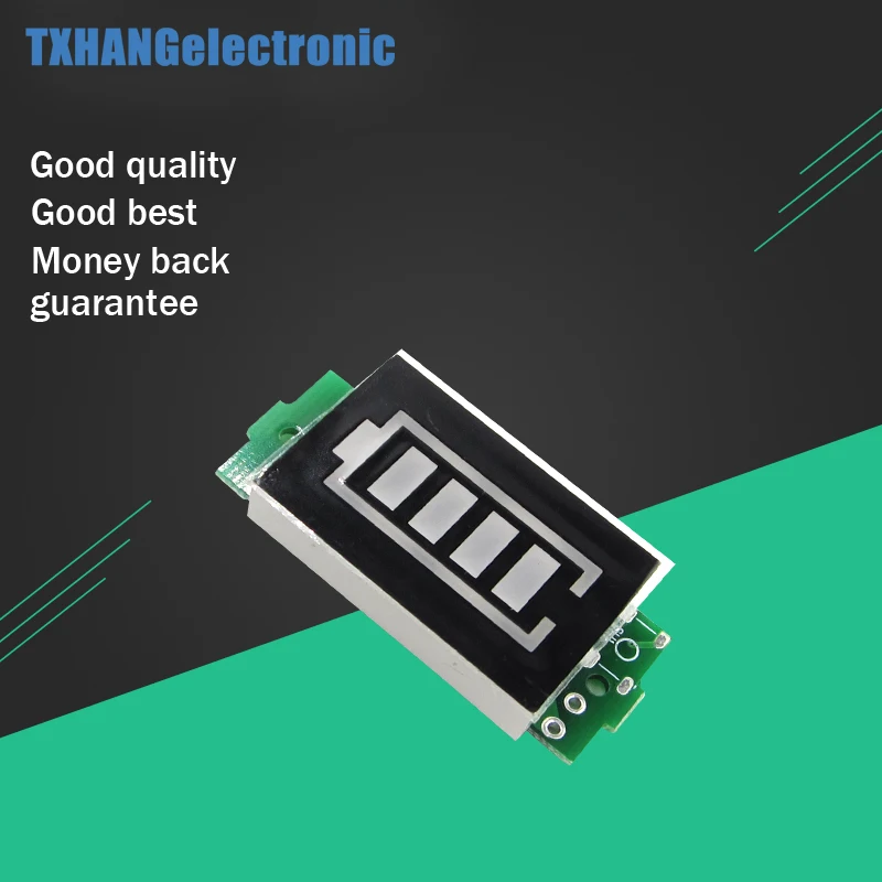 

1S Single 3.7V Lithium Battery Capacity Indicator Module 4.2V Blue Display Electric Vehicle Battery Power Tester Li-po Li-ion