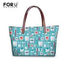 FORUDESIGNS/женские сумки-мессенджеры, винтажный Рождественский мешок, подарок для дантиста, женская большая сумка через плечо