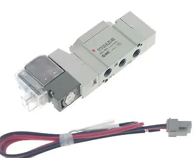 1x SY3120-5LZD-M5 5 портов резиновое уплотнение Соленоидный клапан 24VDC SMC | Обустройство