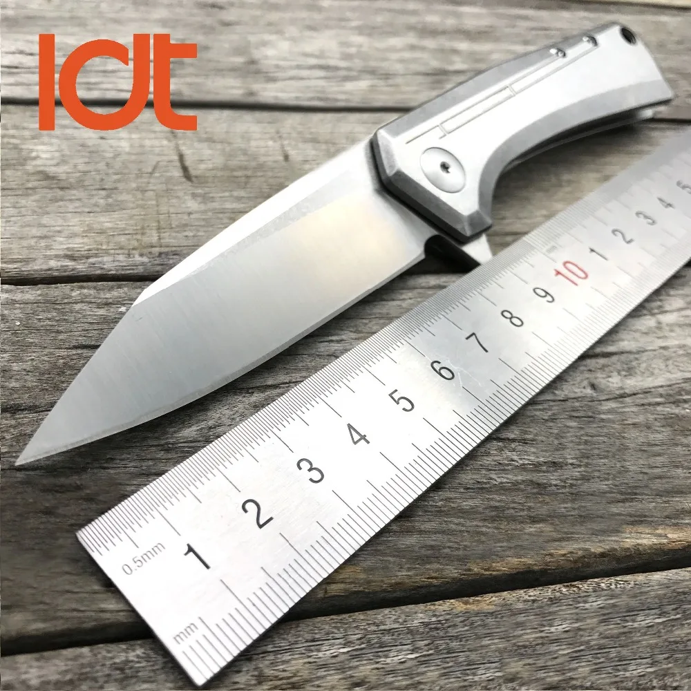 LDT OEM 0808 Folding Knives D2 Blade Steel Handle Tactical Knife Camping Survival Hunting Pocket Flipper Knife Outdoor EDC Tools