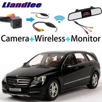 

Liandlee 3in1 Wireless Receiver Mirror Monitor Special Rear View Camera Backup For Mercedes Benz R Class MB W251 2007~2015