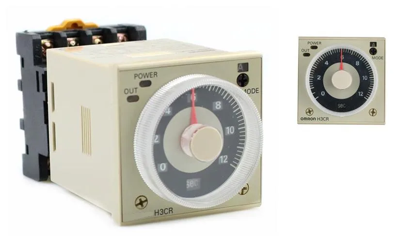 

Time Delay Multi-functional Timer H3CR-A 12-48VDC/24-48VAC DPDT 11Pins &Socket