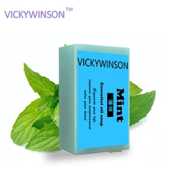 VICKYWINSON Mint Soaps Fragrant Shiny Smooth Shampoo Repair Deep Nourish Hair acne Essential oil soap Shrink pores Skin care XZ1 VICKYWINSON Mint Soaps Fragrant Shiny Smooth Shampoo Repair Deep Nourish Hair acne Essential oil soap Shrink pores Skin care XZ1