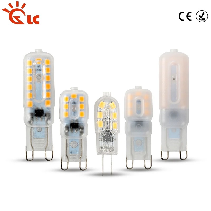 

G4 G9 LED bulb 220V SMD 2835 Lampada 240V lamp 360 Degree replace 20W 40W halogen Lighting for Chandelier