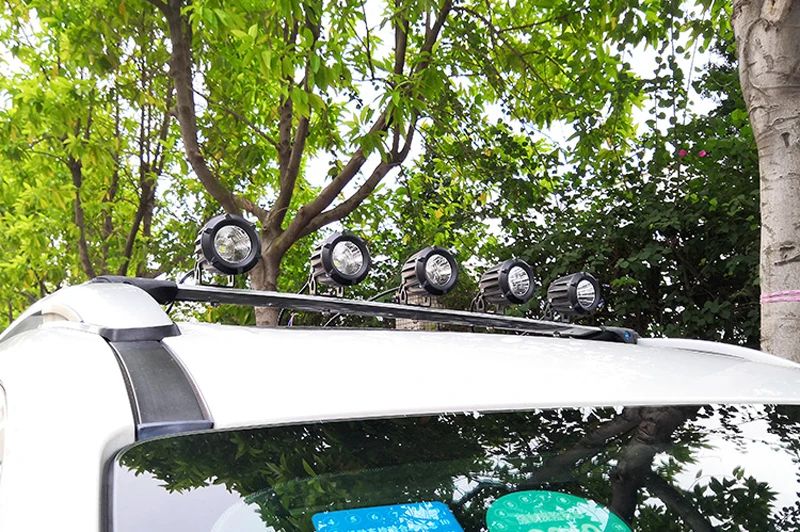 12 В 24 в " 2x25 Вт светодиодный противотуманный фонарь внедорожный автомобильный Мотоцикл Грузовик Светодиодный прожектор фары автомобиля 4x4 Автомобильный Магнитный кронштейн дневной свет