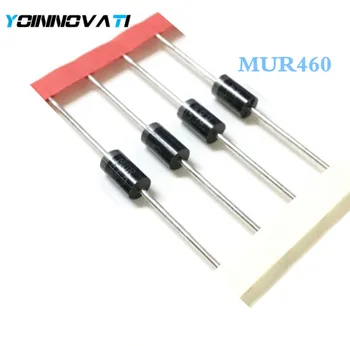 

50pcs/LOT MUR460 MUR 460 4A 600V fast recovery diode DO-201AD BEST quality.