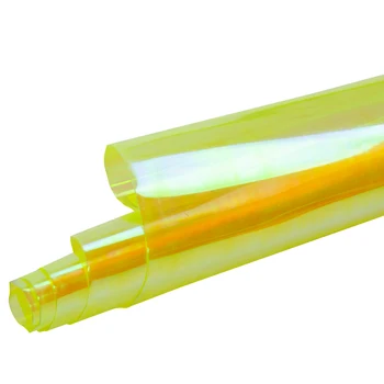 

30cmx200cm Yellow Headlight Fog Film Car Vehicle Lamp Film Protection Color Wrap Film 12''x78.74'' Cool