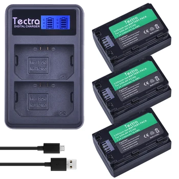 

3 pcs NP FZ100 NP-FZ100 NPFZ100 battery+LCD USB Dual Charger for Sony ILCE-9, BC-QZ1, a7r3, A7RIII, ILCE-7RM3, A9R, 7RM3, camera