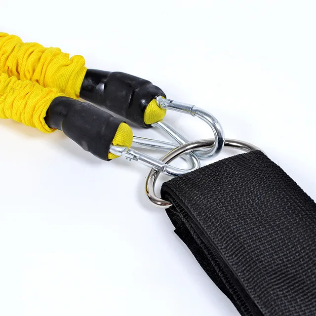 1set Pedal Exerciser Elastic Bands Jump Training Trainer Expander Resistance Bands Set Leg Fitness Equipments Ankle Straps 2