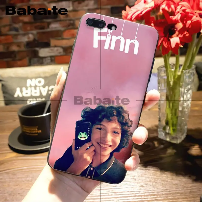 Babaite Finn Wolfhard Stranger Things TPU черный чехол для телефона для Apple iPhone 8 7 6 6S Plus X XS MAX 5 5S SE XR 11 11pro 11promax - Цвет: A13