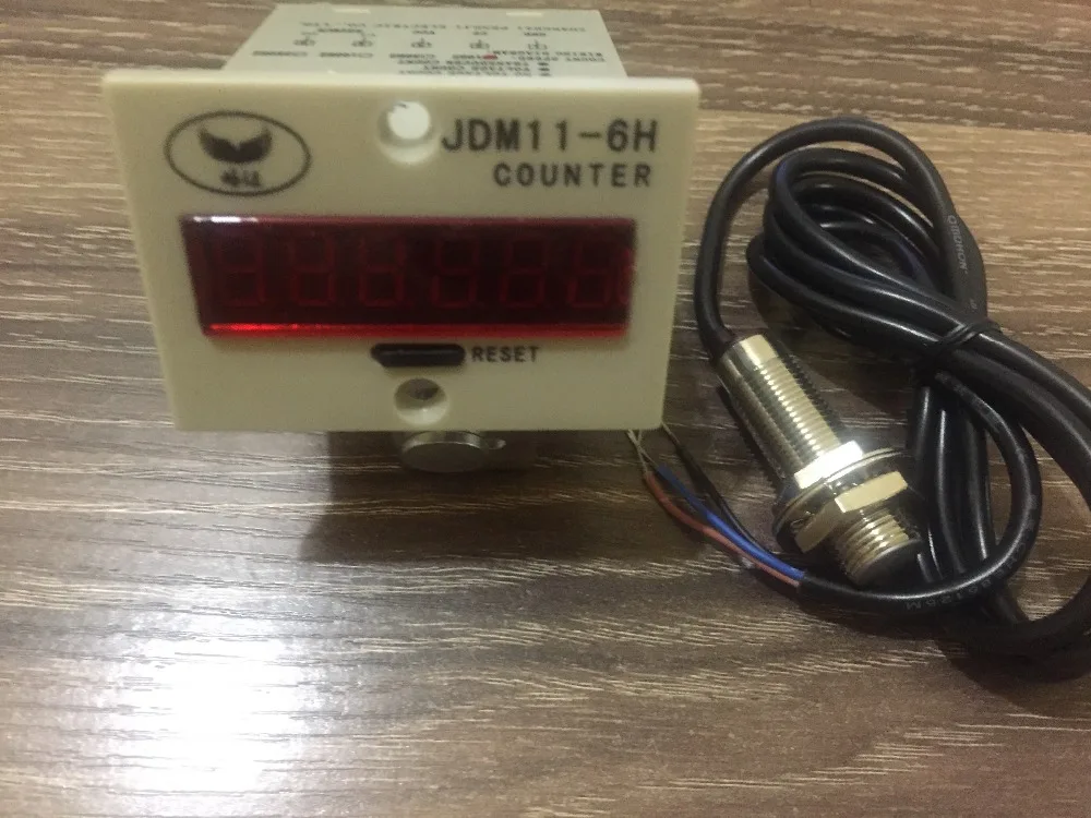 

JDM11-6H 6 digit counter punch magnetic induction digital electronic counter reciprocating rotary mechanical counter