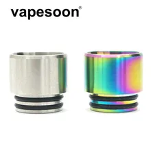 Authentic 810 de aço inoxidável ponta de gotejamento de óleo anti-frito ponta de gotejamento para ijust 3 ello duro tfv12 príncipe tfv8 etc