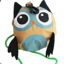 10 шт./лот милое животное, сова форма складная сумка для покупок Экологичные дамы подарок складная Сова хозяйственная сумка