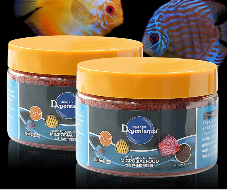 Depont красочные сказочные рыбные гранулы корма маленькие тропические рыбки добавить цвет Рыбная еда сбалансированное питание и усовершенствованная формула Рыбная еда