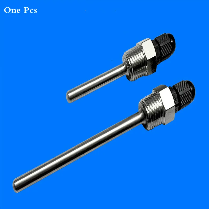 SUS201 BSP G1/2" threaded temperature sensor casing shell Blind pipe