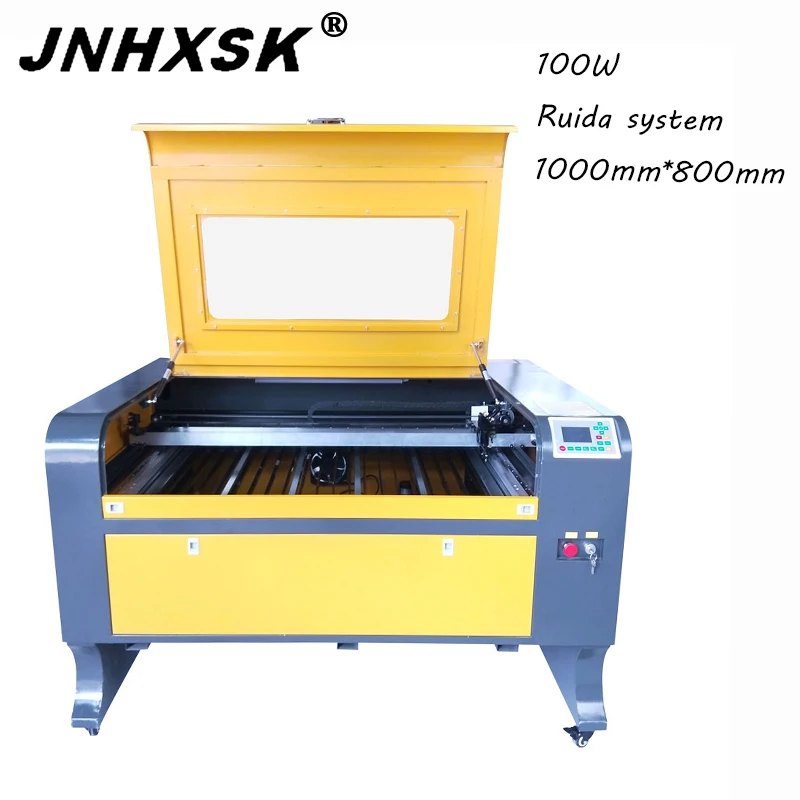 JNHXSK 100 Вт Reci фрезерный станок с ЧПУ для лазерной резки 3d лазерный гравировальный
