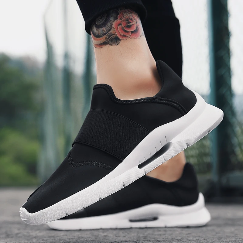 

Golden Sapling Lightweight Sneakers Men Breathable Running Shoes for Man Black Fabric GYM Male Sports Sneaker Men's Sport Shoes