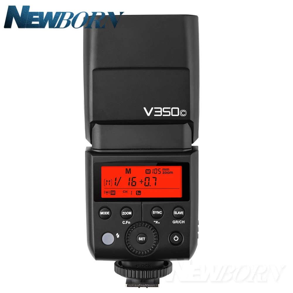 Godox V350C ttl HSS 2,4G литий-ионная батарея быстрее рециркулирует время вспышки Speedlite с Xpro-C передатчиком триггера для Canon