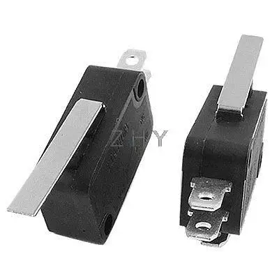 5 шт. AC 250 V/6A 125 V/15A 3 Pin SPDT 1NO 1NC Мгновенный Микро-переключатель Длинный рычаг