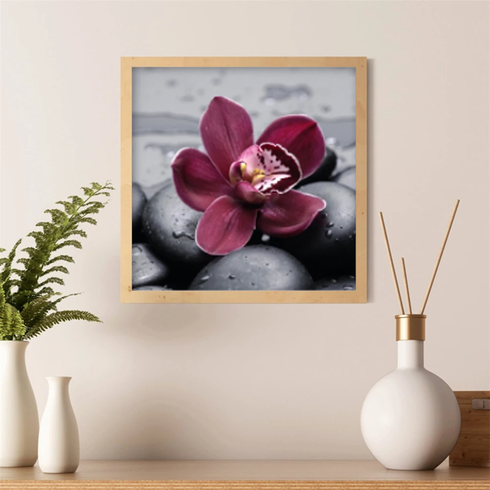 

SaShiKo Five Petals Flower Diamond Painting Embroidery Square Animal Diamond Painting Mosaic Rhinestone DIY Diamond Home Decor