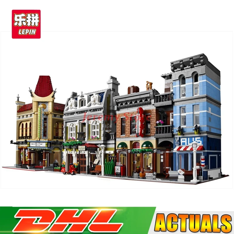

Street View Series 15006+15010+1501 Educational Building Blocks Bricks Model Toys Christmas Gifts 10232 10243 10197