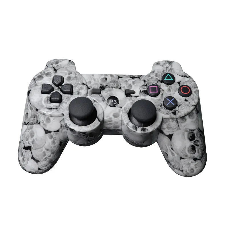 Best Price Cheap ujY7s Mutil colored wireless bluetooth gamepad for ps3 Pro controller Gamepad Dualshock Joystick for Plastation3 Consoles