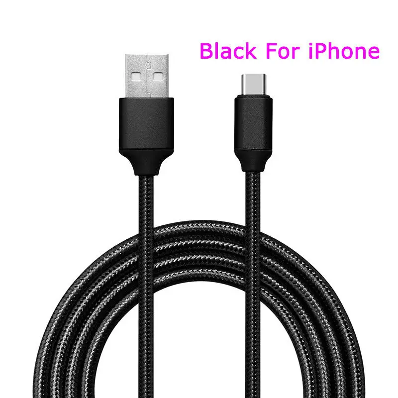 Новинка 0,8/3/10,5 футов 2 а плетеный кабель для быстрой зарядки для iPhone 6 7 8 Plus X iPad Pro"