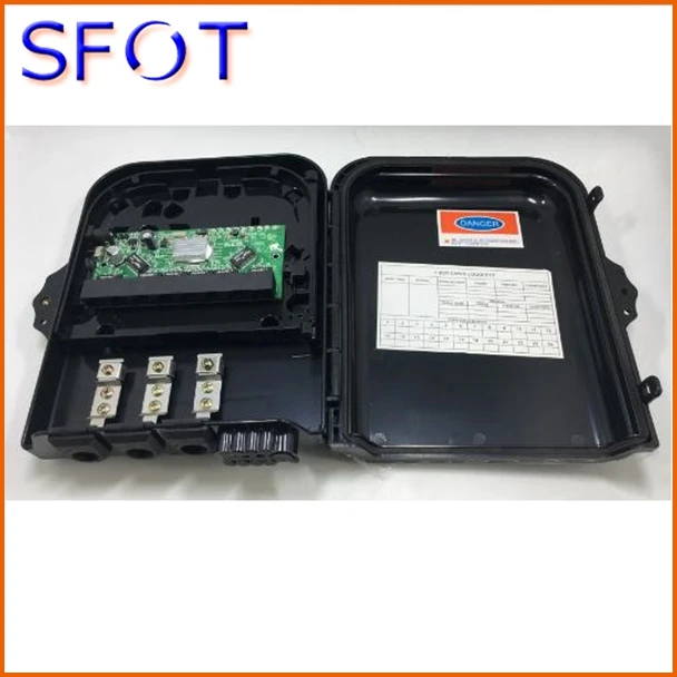 

8 ports 10/100/1000M reverse poe smart switch board with waterproof box(IP65), not manageable, with Vlan on/off button