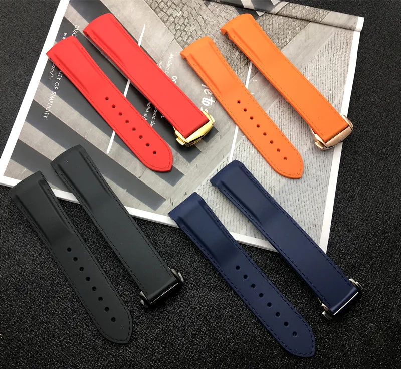 omega speedmaster silicone strap