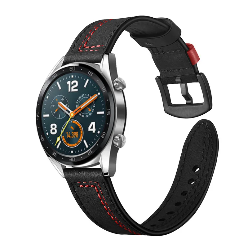 Для Huawei Watch GT 2e gt GT2 46 мм Honor magic dearm кожаный ремешок 22 Смарт часы спортивный для honor