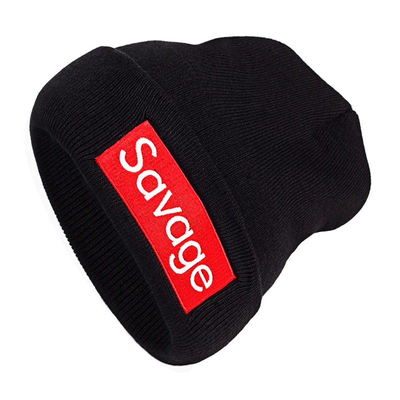 Savage шапочка Шапки Кепки зима Шапки для Для женщин Для мужчин вязаный бренд шляпа женская и Мужская Skullies Кепки S твердых лыжные осень Шапки