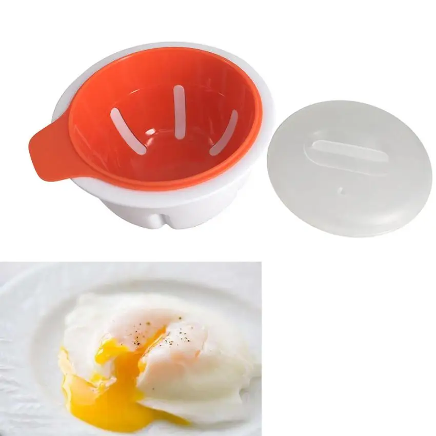 

Kitchen Dining & Bar egg boiler Microwave Oven One Egg Poacher Sandwich Kitchen Novelty Gadgets Breakfast Cooker AUG 6