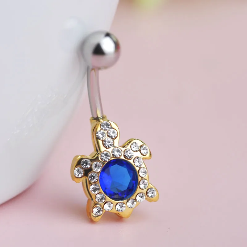 Stunning Tortoise Navel Belly Button Rings plugs and tunnels Piercing Ombelico Summer