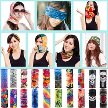 Распродажа унисекс Для женщин Для мужчин многоцветный Магия моды головы Уход за кожей лица маска шеи гофрированный снуд Головные уборы для мотоцикла для велоспорта круглые шарфы, повязка на голову