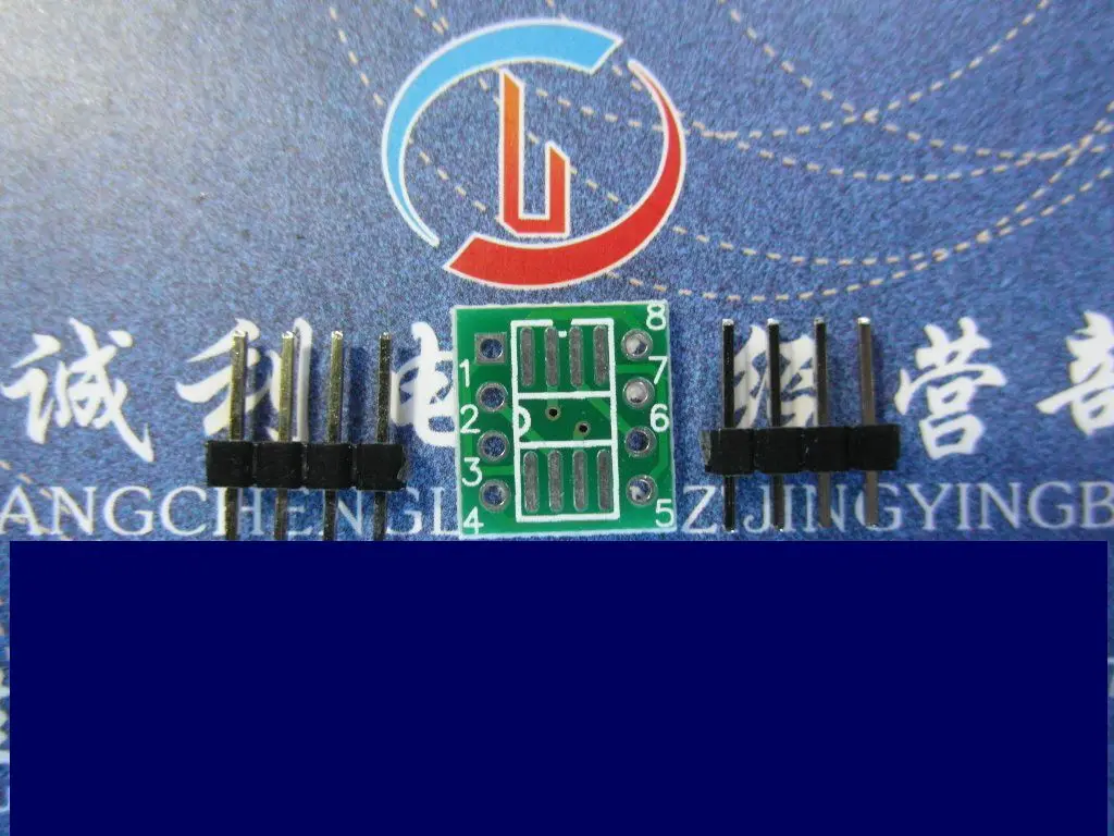 

1pcs/lot Turn the adapter plate SOP turn DIP SO8 / SOP8 turn DIP8 adapter plate with needle In Stock